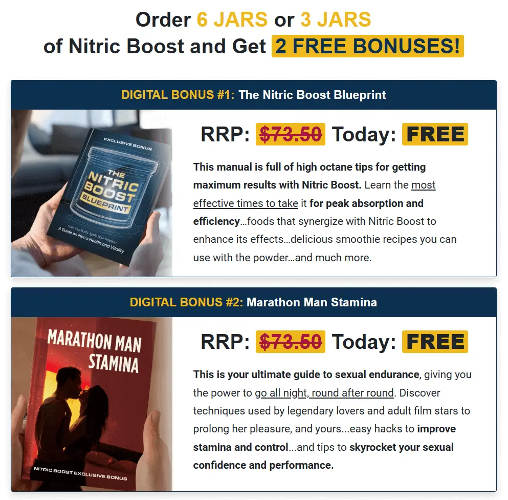 Nitric Boost Ultra Free Bonus